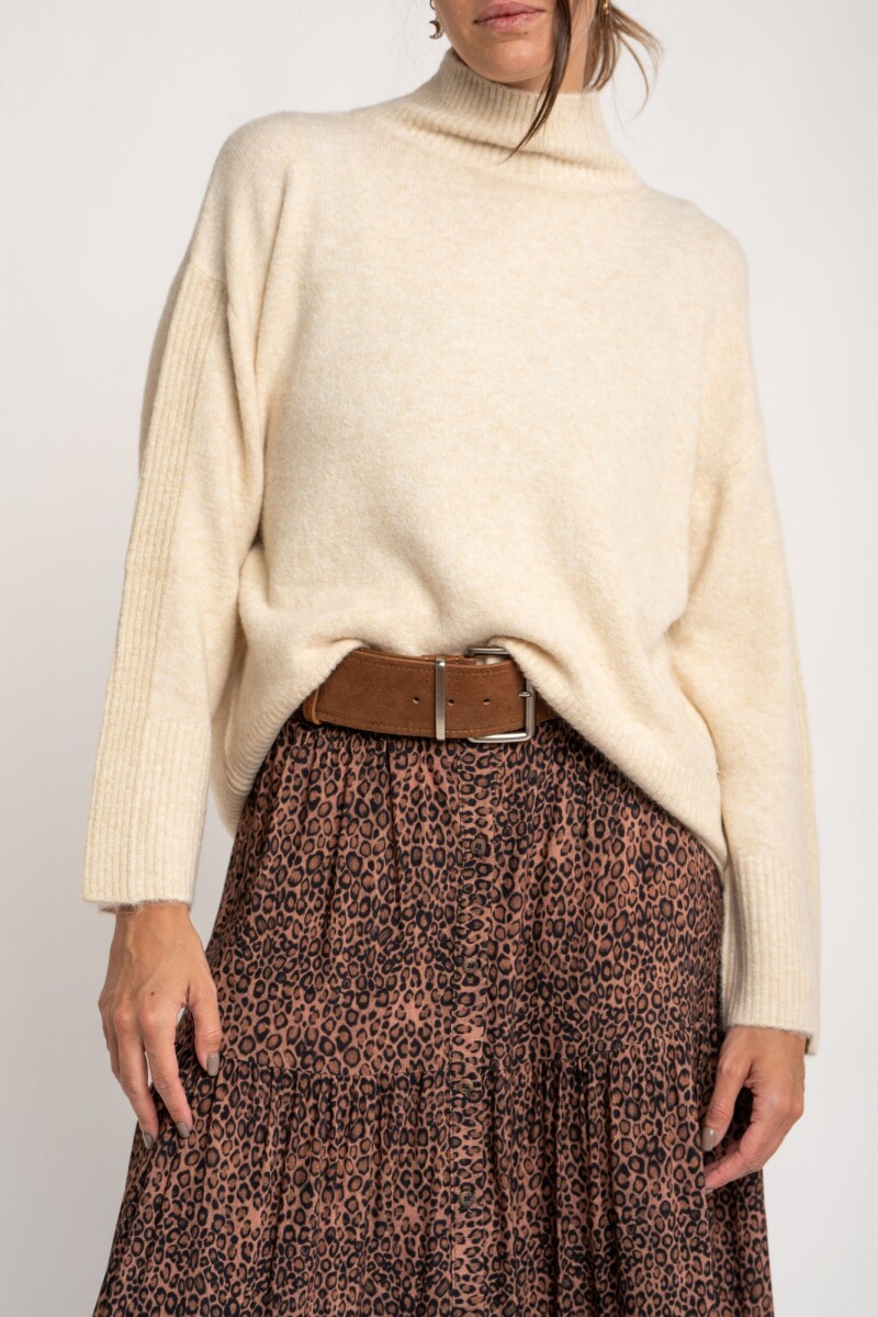 Polera Beige Melange