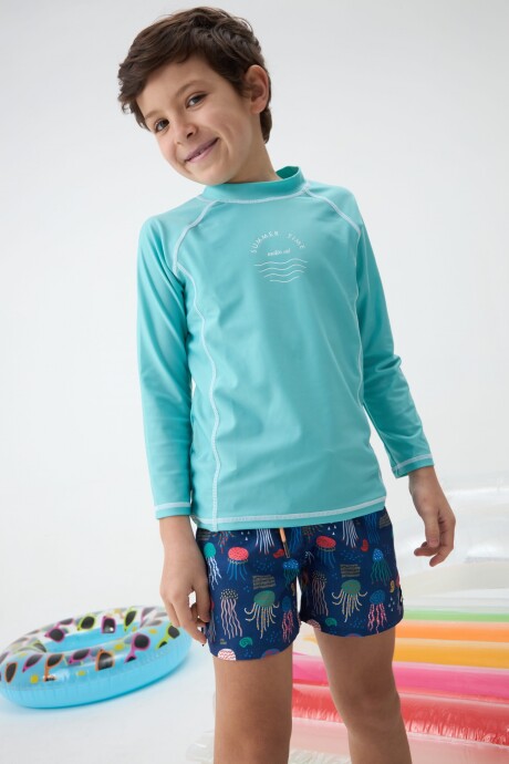 SHORT OLIVER NIÑO ESTAMPADO Aguaviva