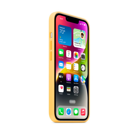 Apple funda silicona MagSafe iPhone 14 Plus Sunglow Apple funda silicona MagSafe iPhone 14 Plus Sunglow