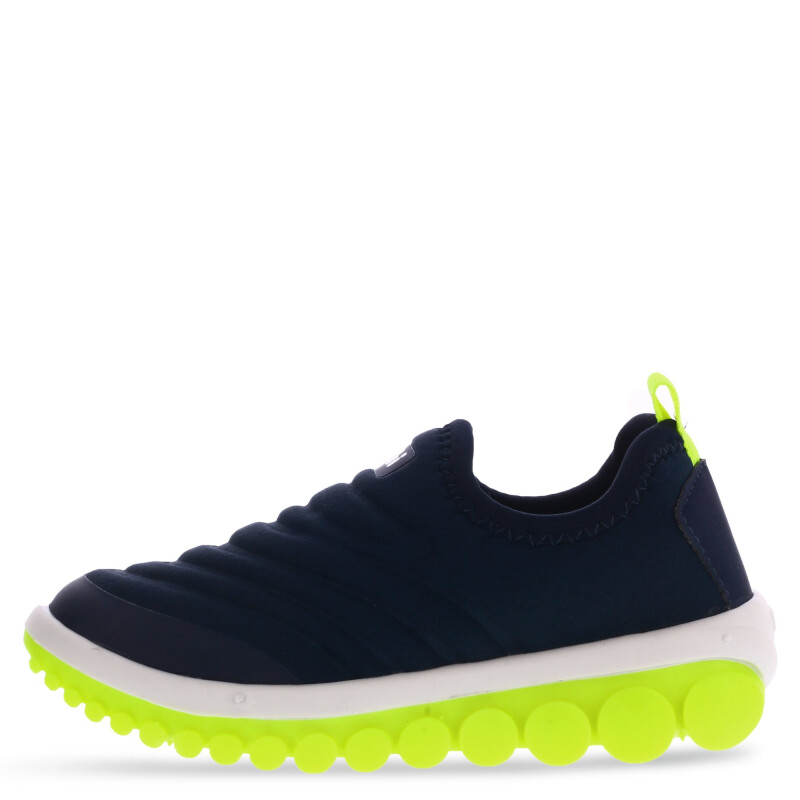 Championes Infantiles Bibi Roller 2.0 Kids Azul Marino - Amarillo