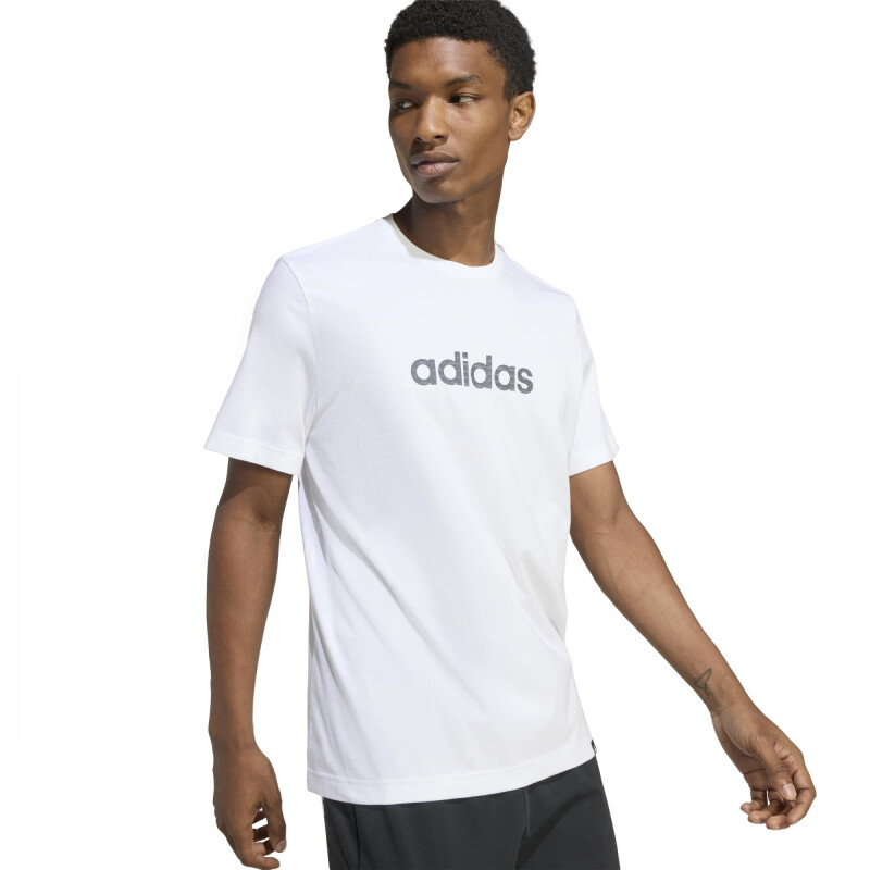 Remera Adidas M LIN SJ T VL Hombre KE1422 Blanco-negro