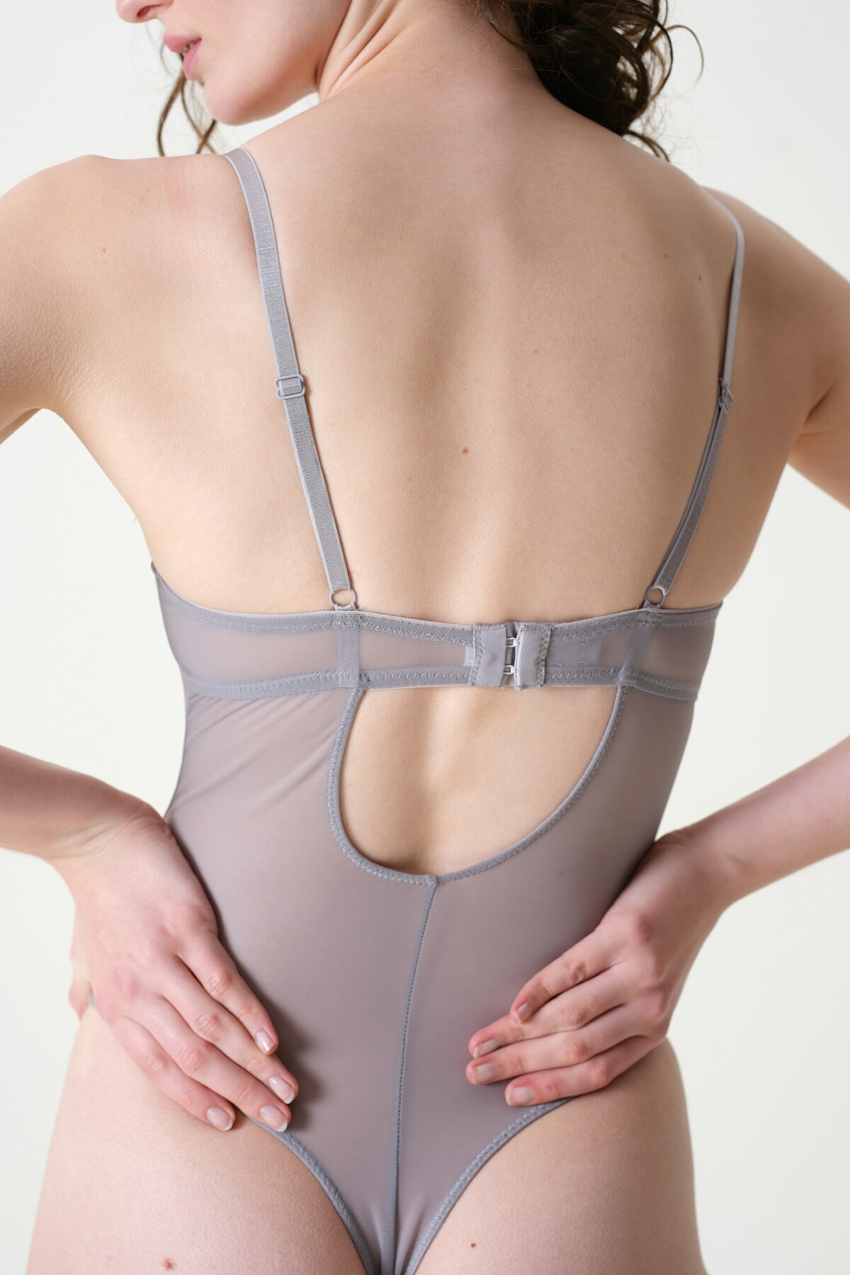 Body Satén Gris