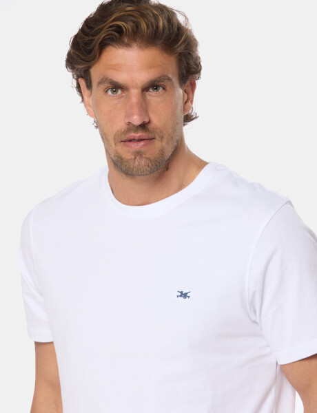 REMERA LISA DE ALGODÓN Blanco