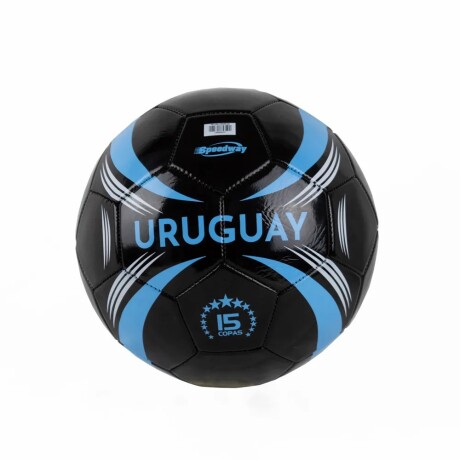 Pelota Uruguay SW1 N5 NEGRO-CELESTE