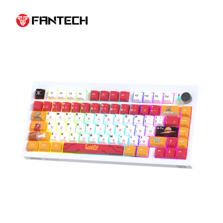 Teclado Gamer Fantech MK921 Luffy One Piece Switch White Teclado Gamer Fantech MK921 Luffy One Piece Switch White