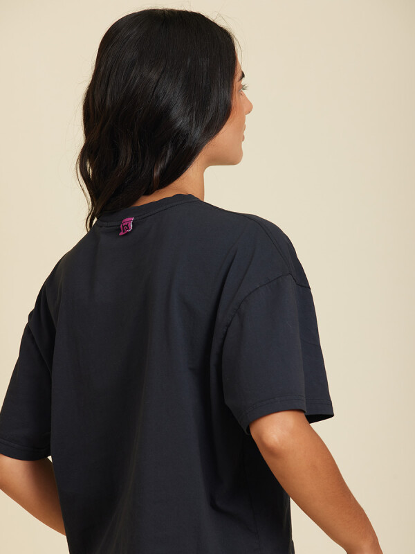 T-SHIRT ERIKA RUSTY Negro