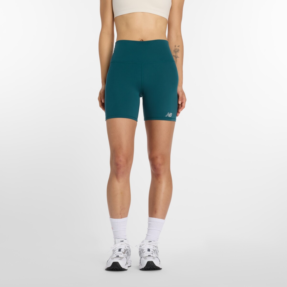 Short New Balance de Dama - Harmony - WS51114AAV - GREEN 