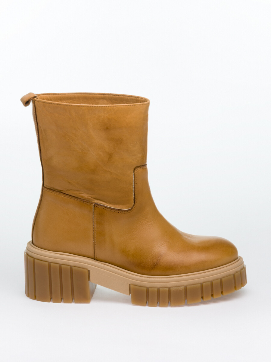 Ankle boot - Camel 