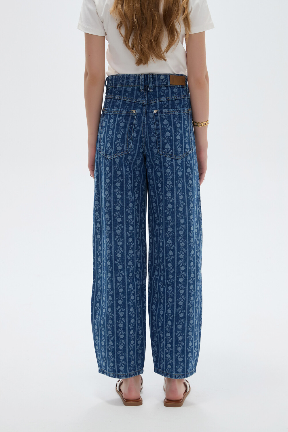 Pantalon Sisal Azul Medio