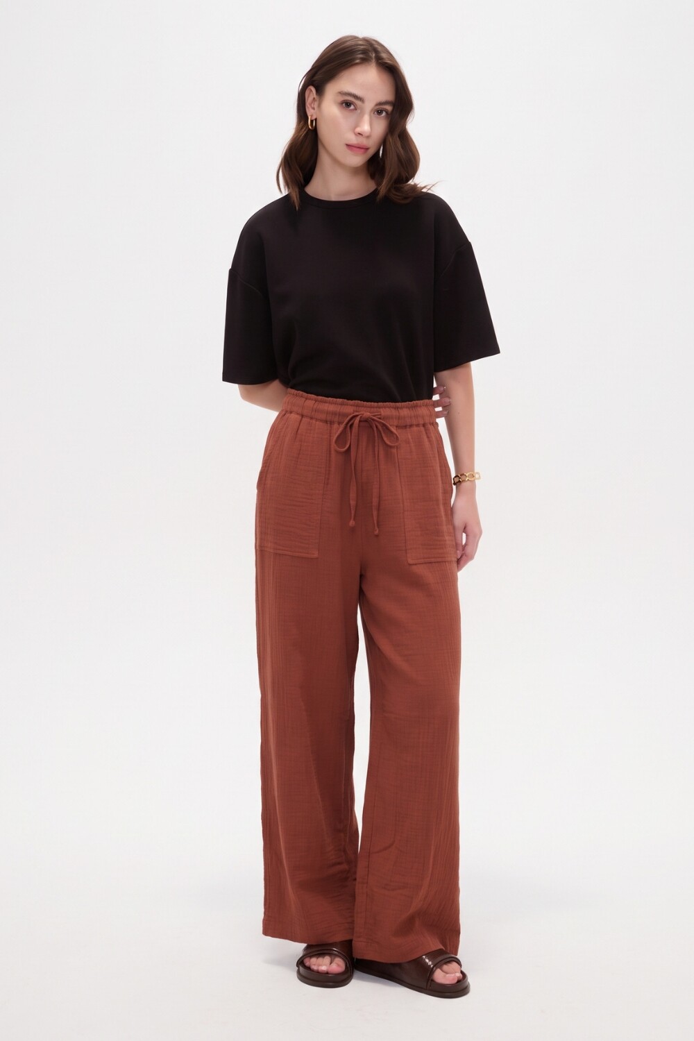Pantalon Ravenea Terracota