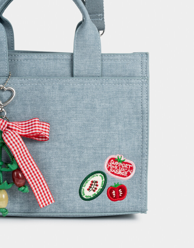 City Cartera City Denim - Azul Gastado