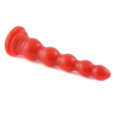 Dilatador Anal Inexpulsable XL Macizo Rojo