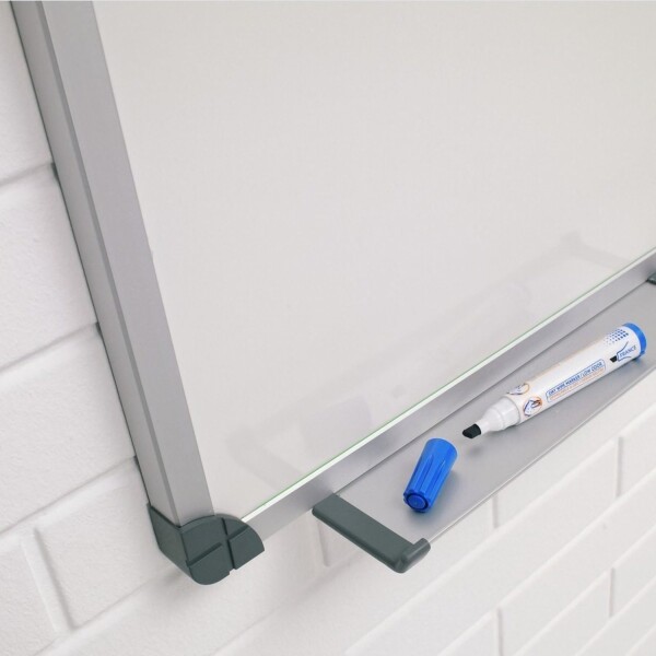 Pizarra Blanca 100x70 Cm Marco Aluminio + Borrador Marcador Pizarra Blanca 100x70 Cm Marco Aluminio + Borrador Marcador