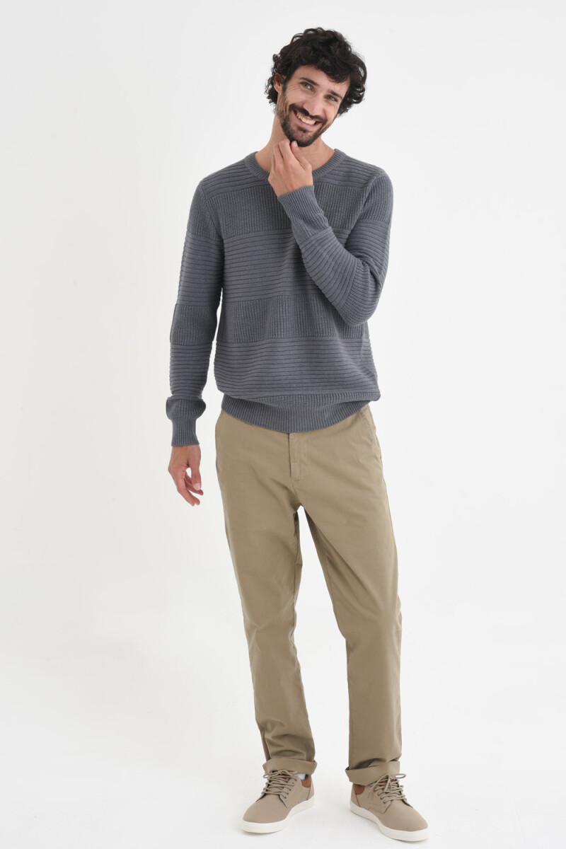 Pantalón chino - Beige 