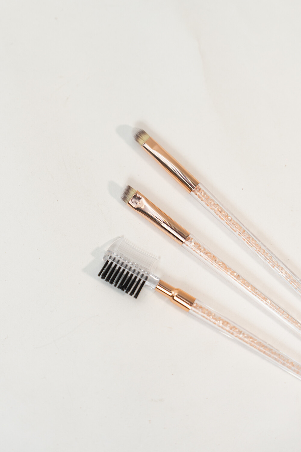 Set De Brochas Glitter, X3 Piezas Color Unico