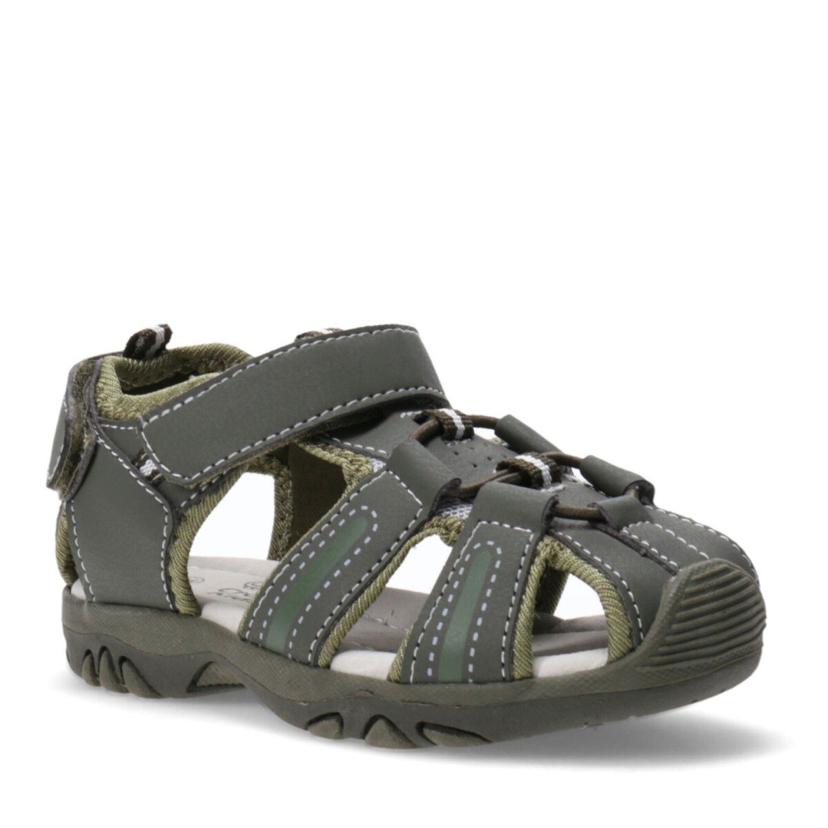 Sandalias de Niño Croco Kids RICK con velcro - Verde 