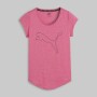 Polo Running Performance Heather Cat Tee Mujer Pink