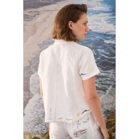 Blusa Nube Detail Blanco