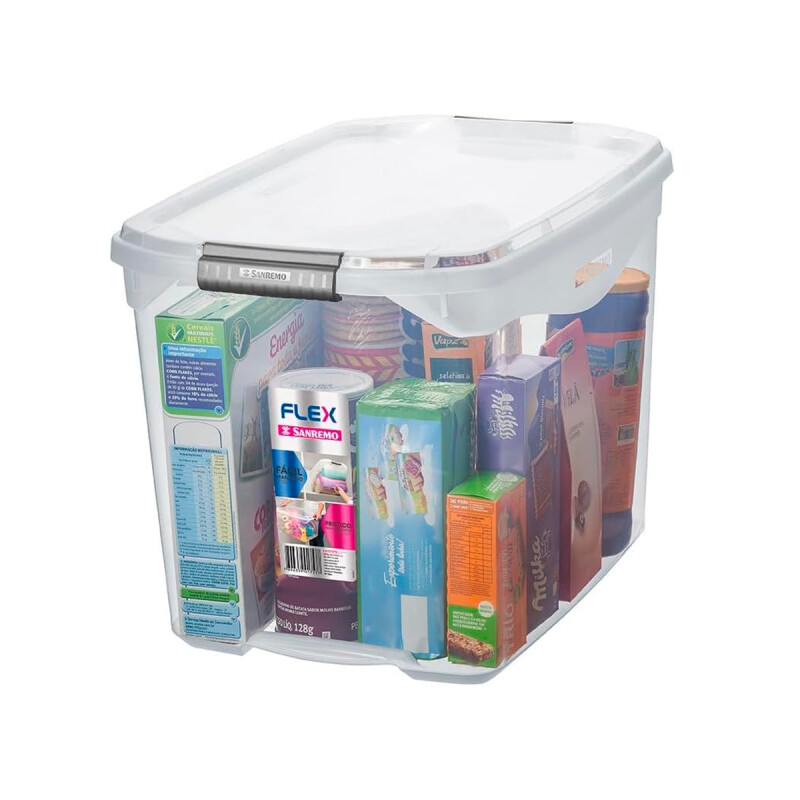 Caja organizadora 20 lts TRANSPARENTE