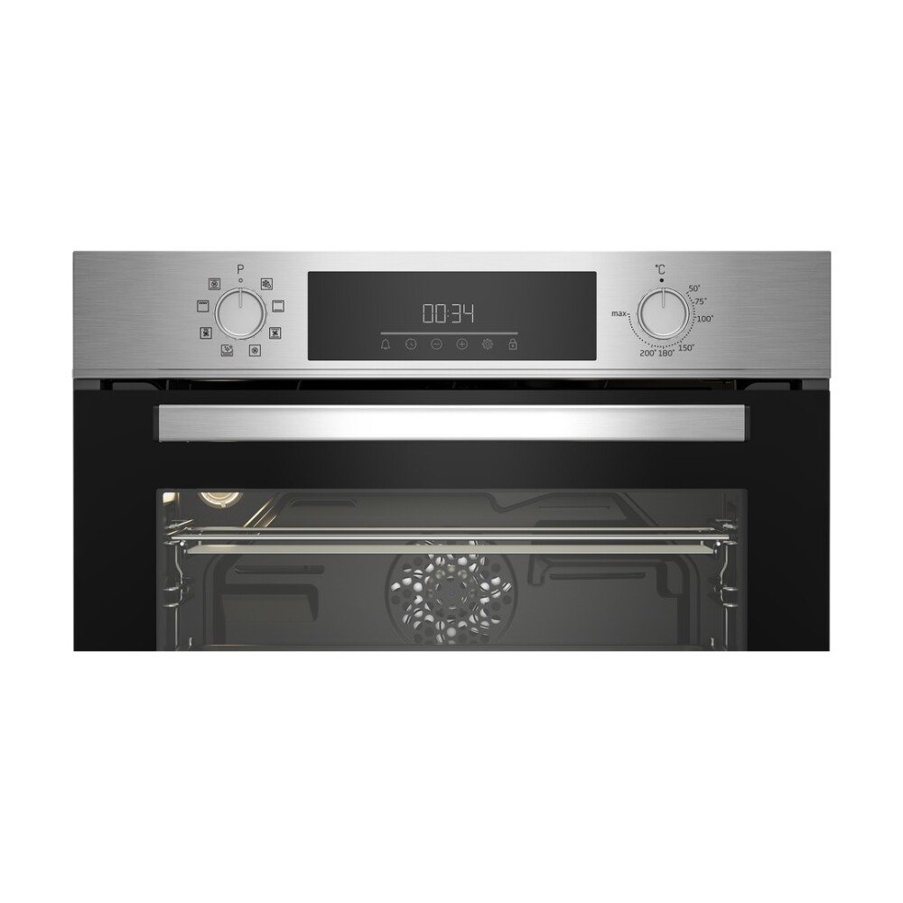 Horno empotrable compacto 48L con grill 45cm Beko BBCM12300X Horno empotrable compacto 48L con grill 45cm Beko BBCM12300X
