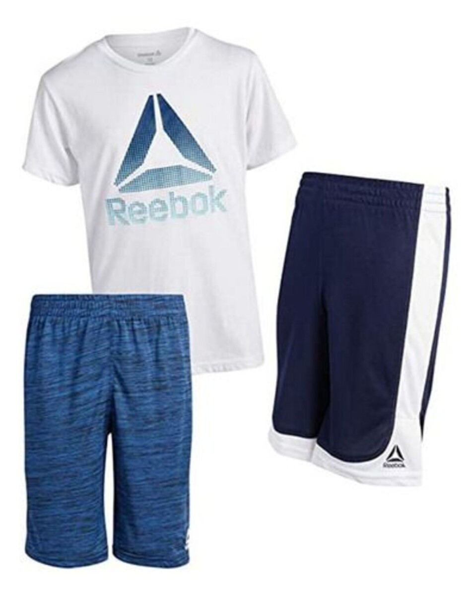 Conjunto Deportivo 3 Piezas Para Niños Reebok - Blanco 