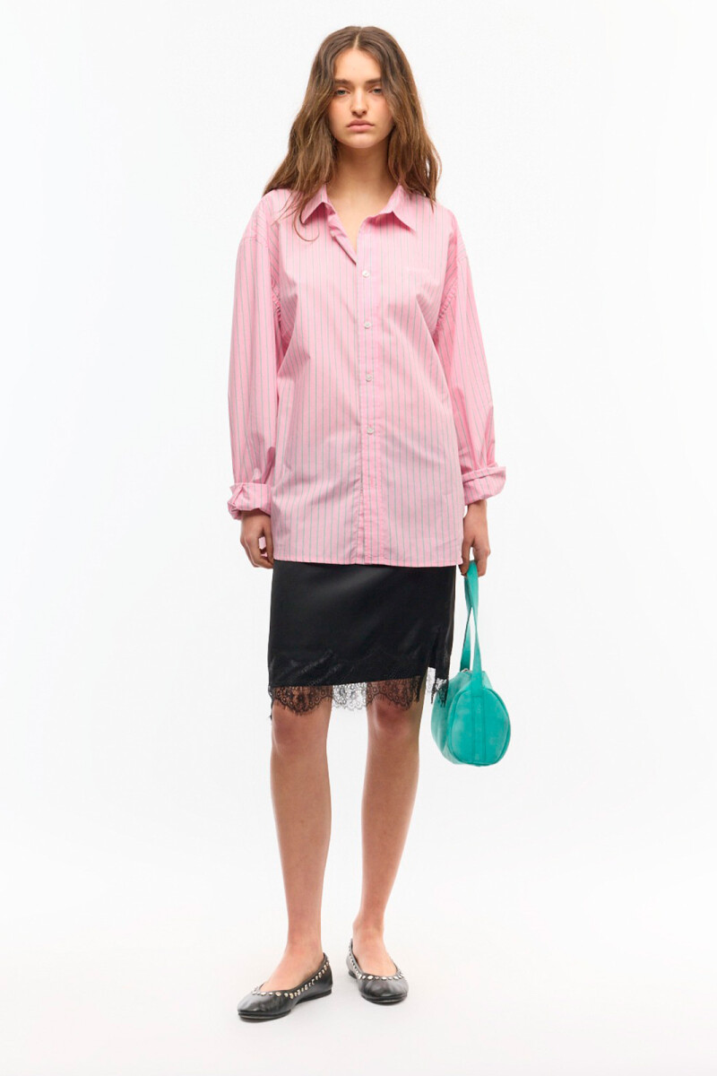 CAMISA RAYAS GABRIETTE Rosa
