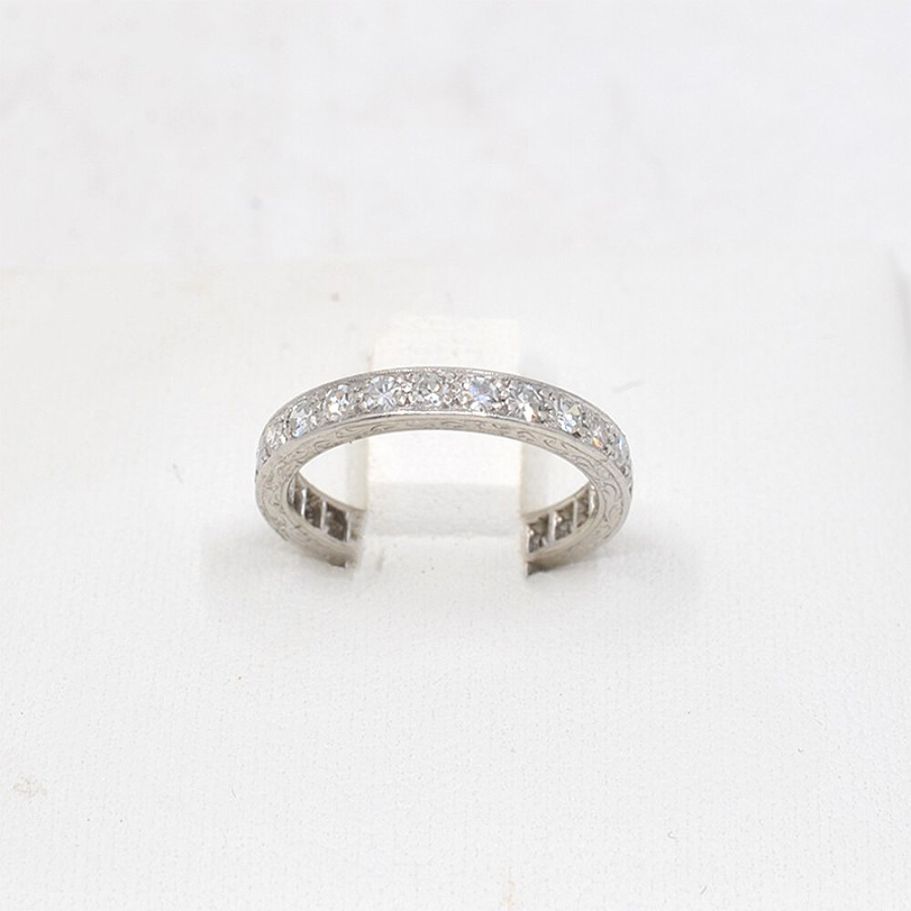 Anillo Sin Fin En Oro 18K Y Brillantes Anillo Sin Fin En Oro 18K Y Brillantes