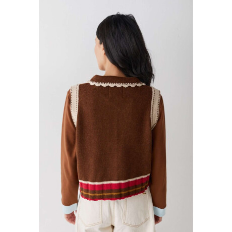 Pre Venta Chaleco Cutie Chocolate