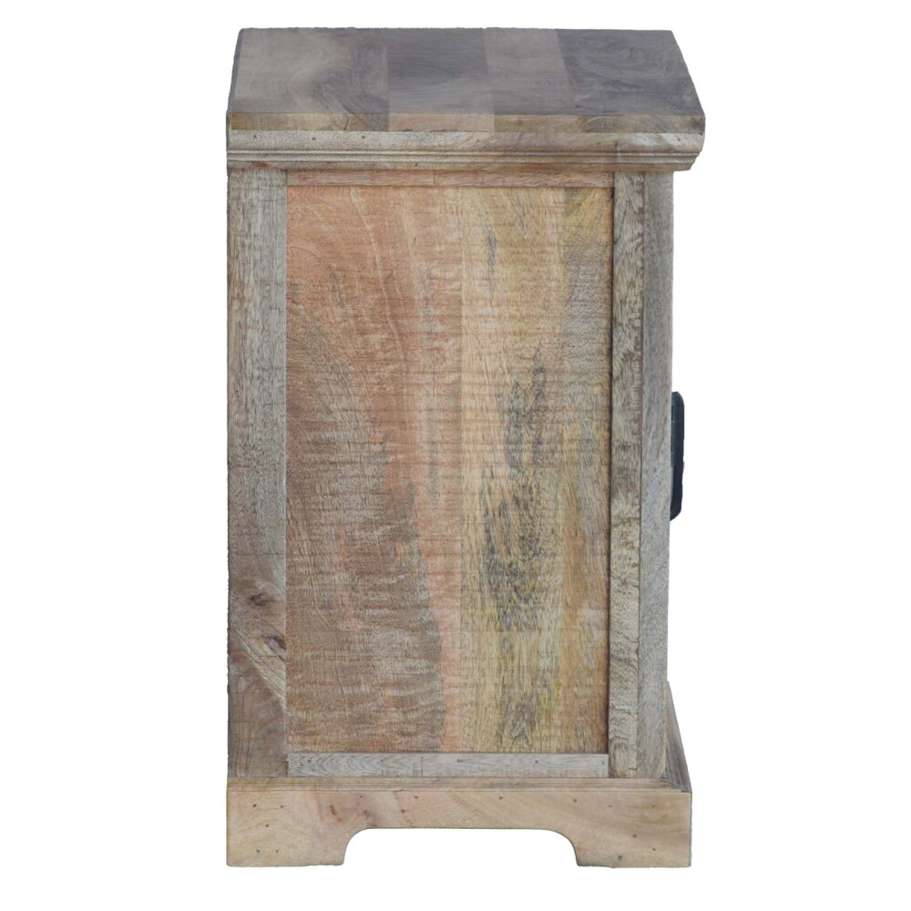 MESA DE LUZ MADERA-DE-MANGO MARRON 1C/1P JUN