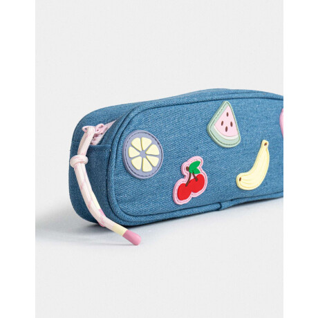 Portacosméticos Infantil Frutas Azul Celeste