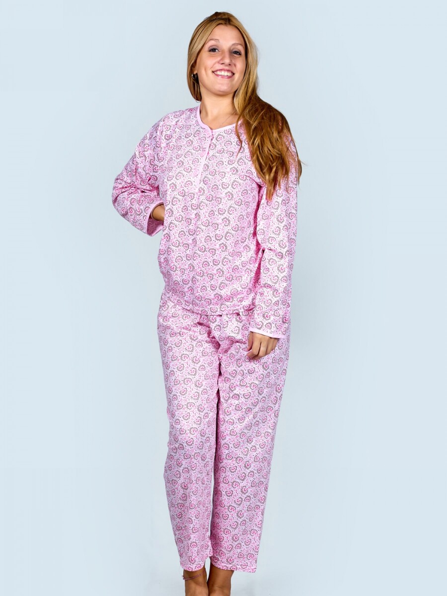 Pijama de algodón Europa - Rosa 