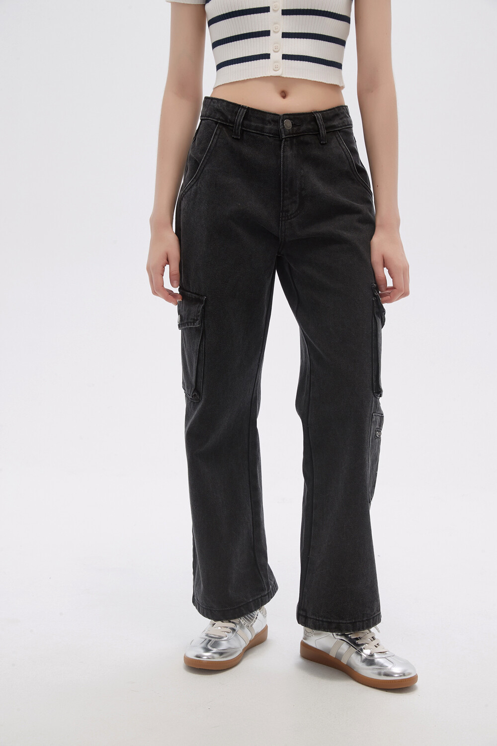 Pantalon Sash Gris Oscuro