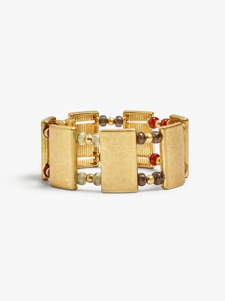 Pulsera Elástica Con Rectángulos multicolor