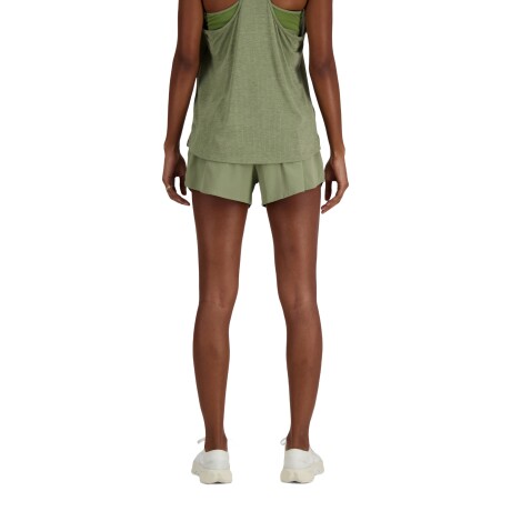 Short New Balance de Dama - RC SEAMLESS 3 INCH - WS41286DEK GREEN