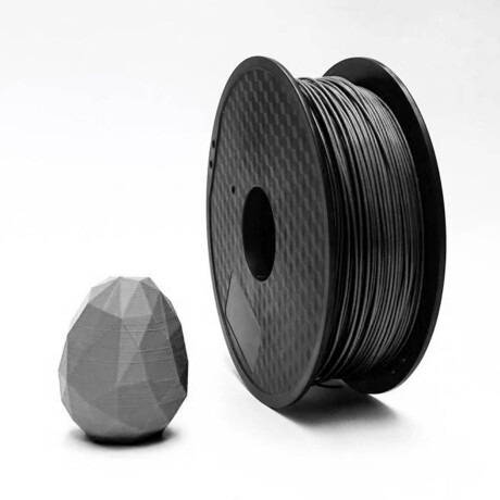 Filamento 3D PETG 1.75mm 1 Kg Para Impresora 3D Negro