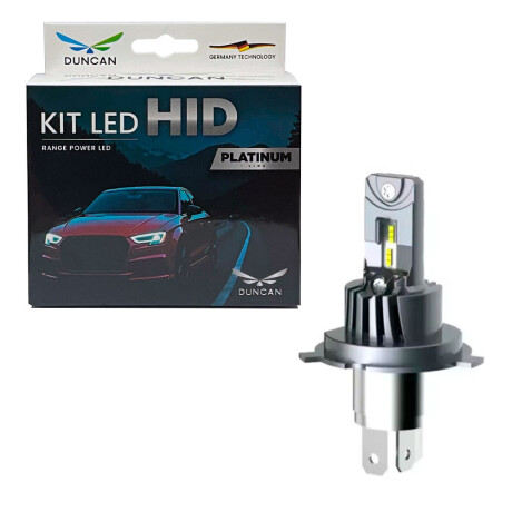LAMPARA - LED 30W H4 12-24V PLATINUM BLISTER X2 DUNCAN LAMPARA - LED 30W H4 12-24V PLATINUM BLISTER X2 DUNCAN