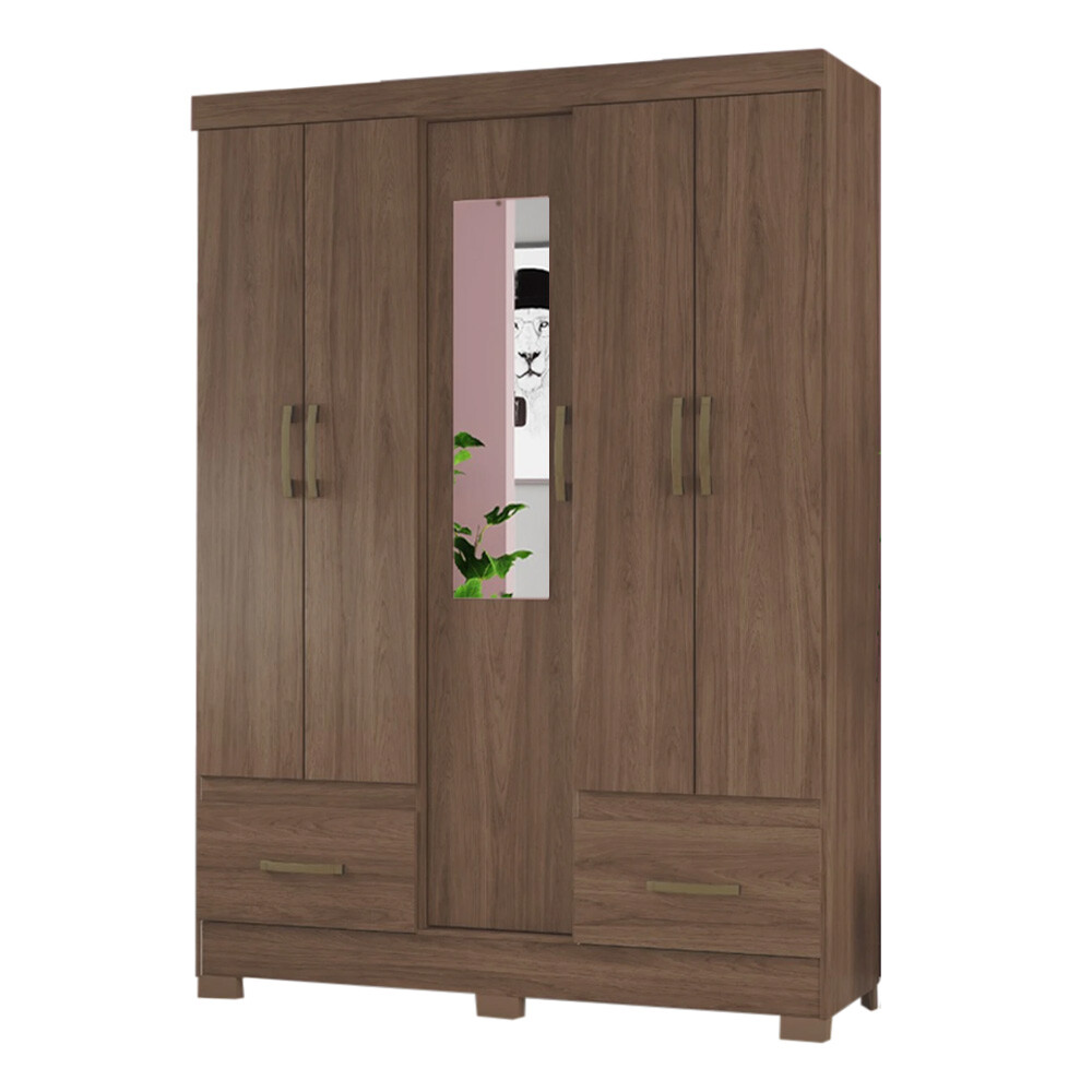 ROPERO 5 PUERTAS 2 CAJONES GUARDARROPA ARMARIO PLACARD CLOSET CON ESPEJO ROPERO 5 PUERTAS 2 CAJONES GUARDARROPA ARMARIO PLACARD CLOSET CON ESPEJO