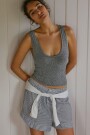 Musculosa Clean Slate Gris
