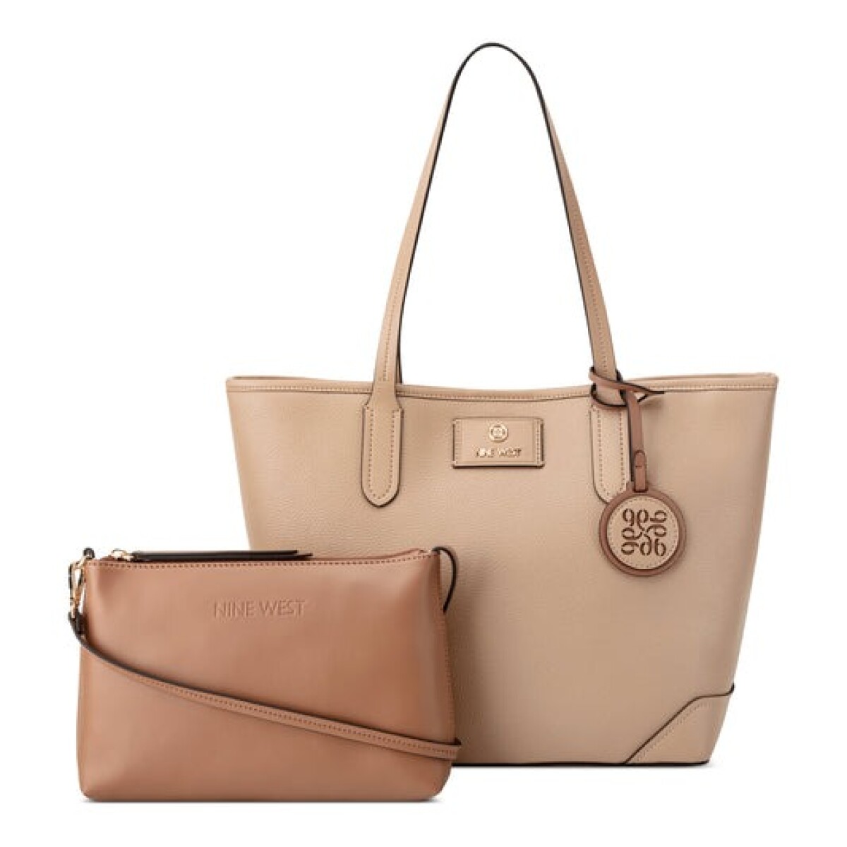 Tote Handbag Piera 2 In 1 - Khaki 