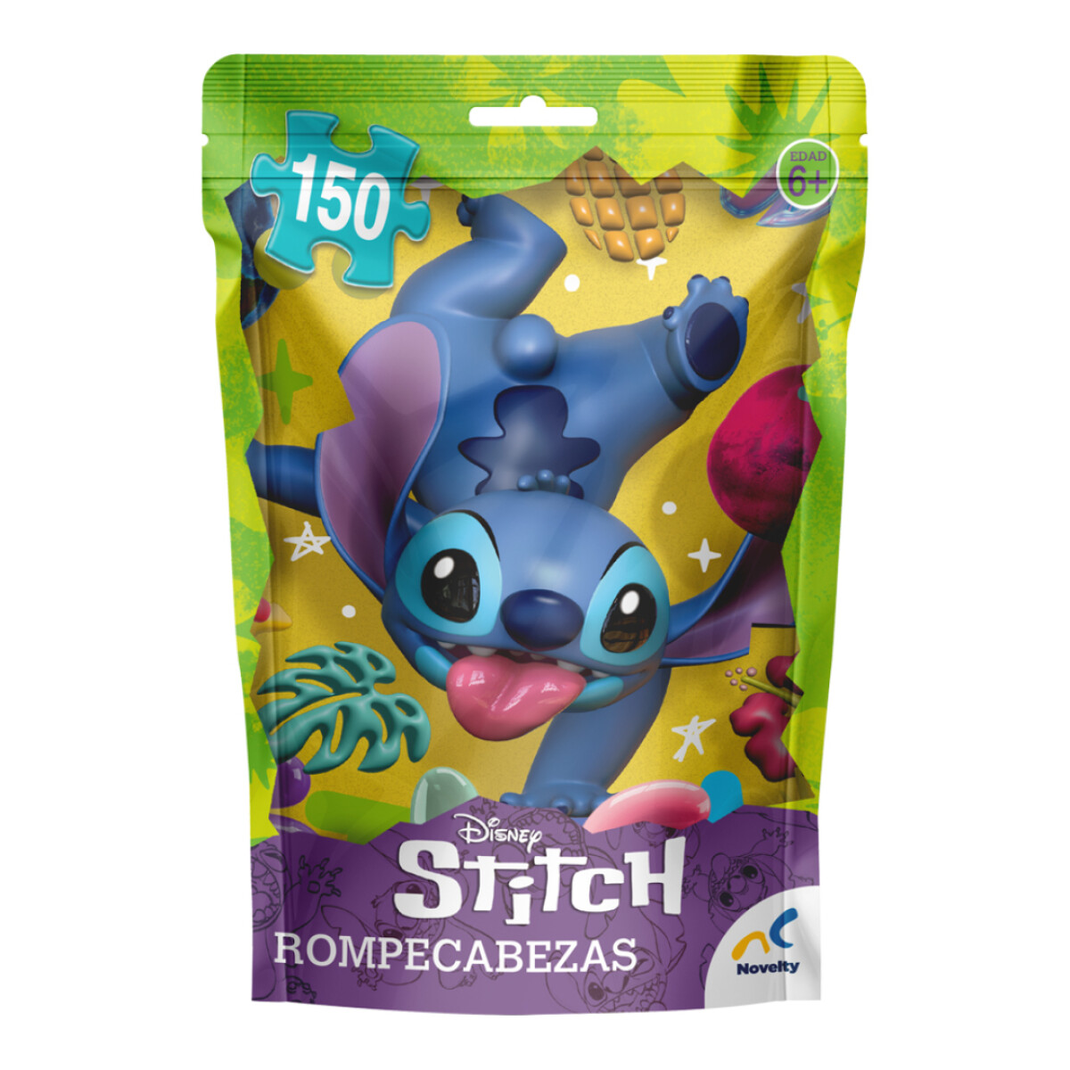 PUZZLE EN BOLSA STITCH 