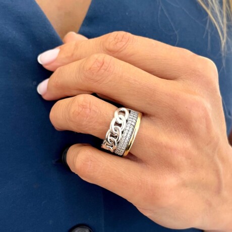 Anillo Élite - Plata y Oro Anillo Élite - Plata y Oro