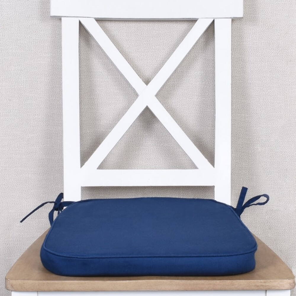 Almohadón para silla Azul – 37×40 cm