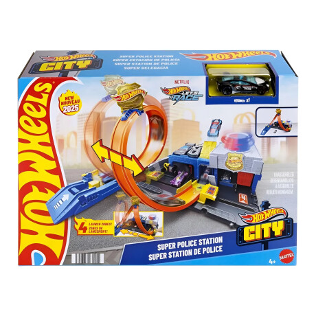 Pista Hot Wheels Estacion de Policia Pista Hot Wheels Estacion de Policia
