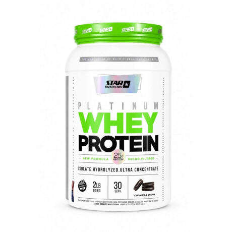 Platinum Whey Protein Star Nutrition Cookies & Cream 2 lb