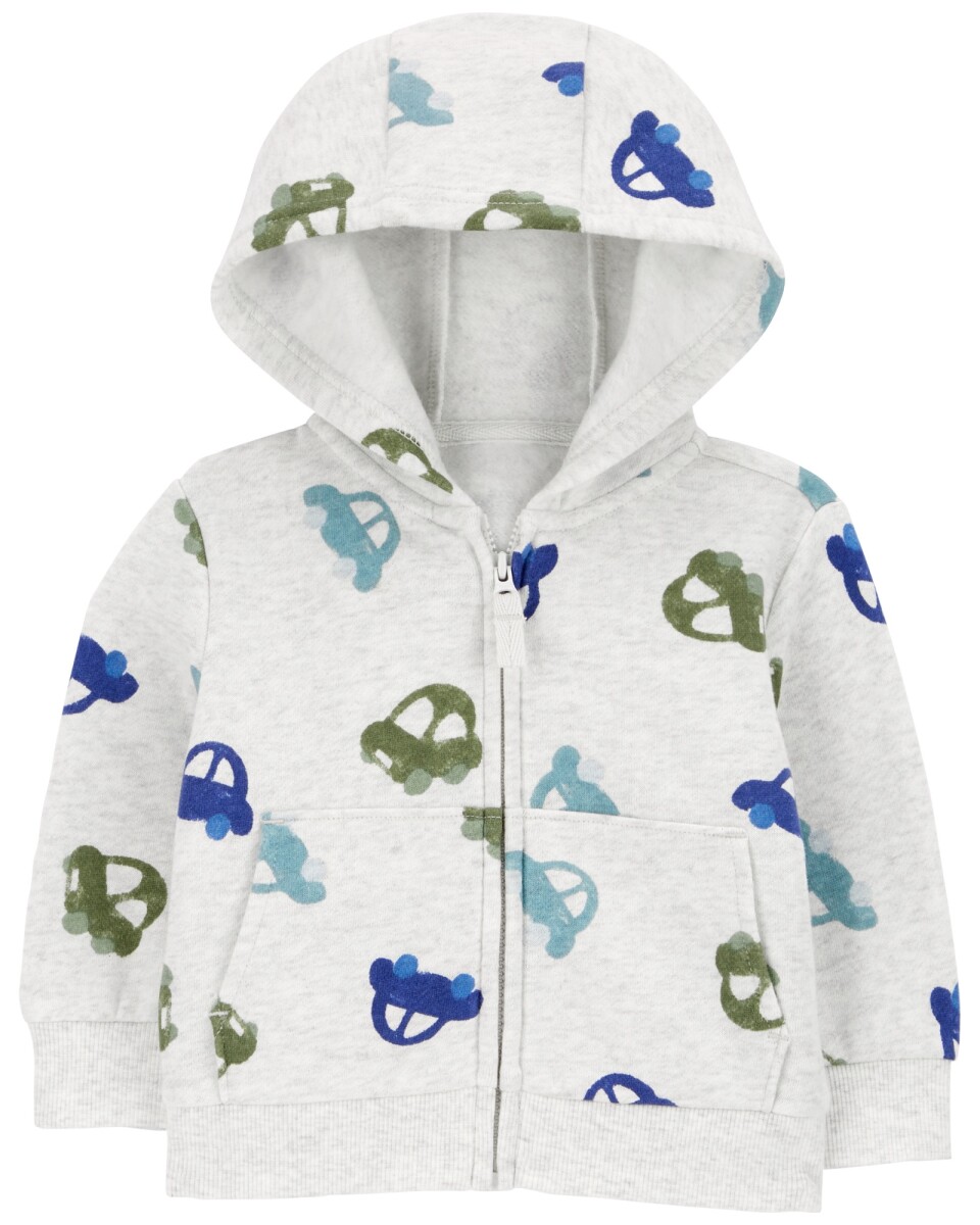 Campera de algodón, diseño autos 