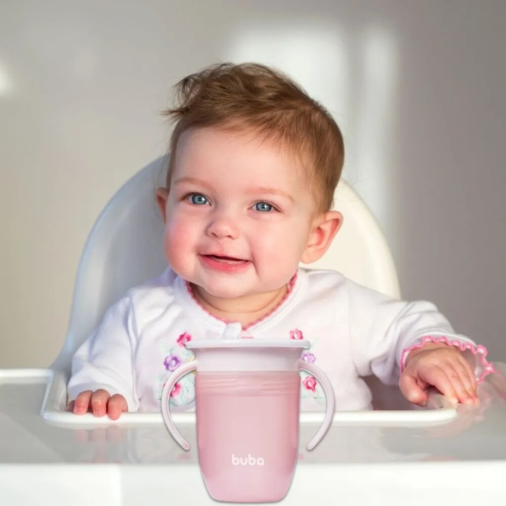 Vaso 360 BUBA pastel colors rosa