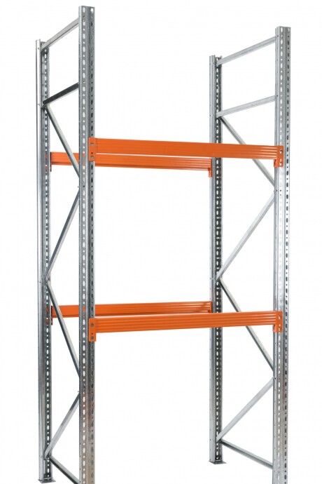Rack Selectivo Porta Pallet 4.8 X 1.2 M - Base + 2 Rack Selectivo Porta Pallet 4.8 X 1.2 M - Base + 2