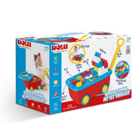 Set Carro Educativo Dolu con Bloques Gigantes de Encastre 001