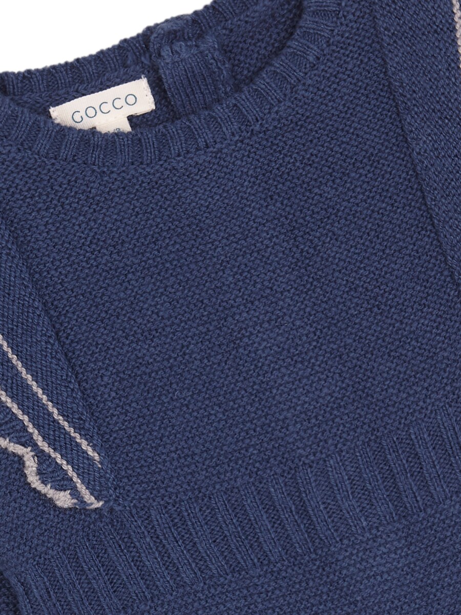 Pelele Punto Bobo Azul Medio Oscuro