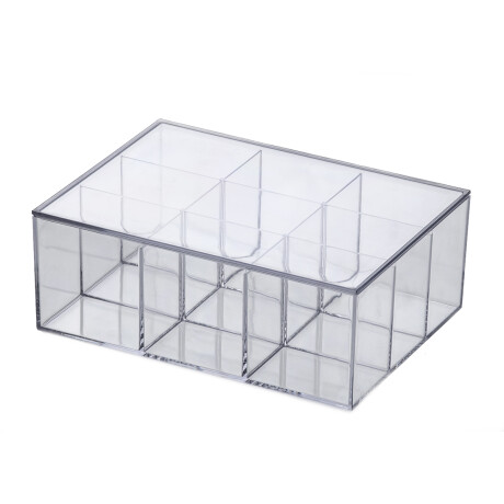Caja organizadora con divisiones y tapa 22,5x16,5x8,5 cm Sc